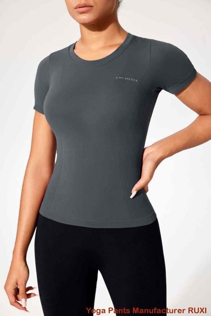 kukimbia leggings na mifuko RUXI